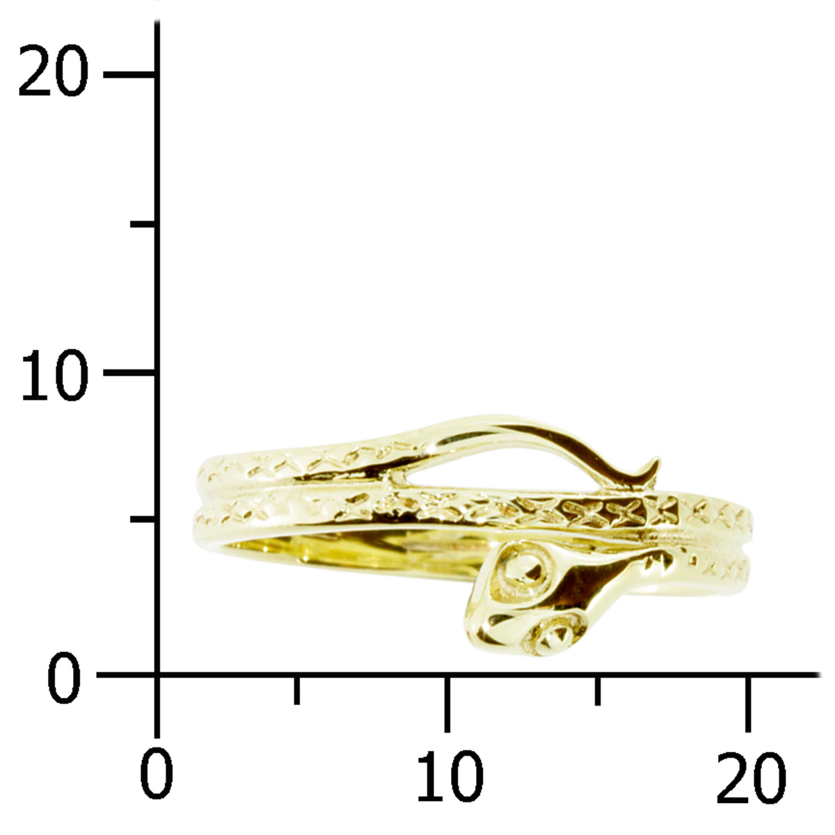 Ring Gold 333/000, Schlange -Größe wählbar-