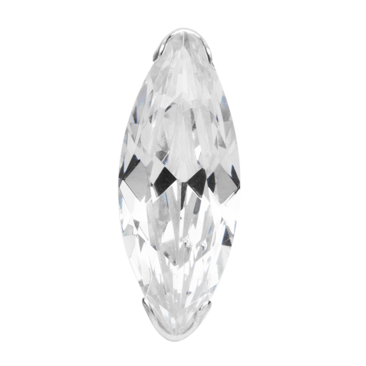 Anhänger Silber 925/000, Zirkonia, weiß