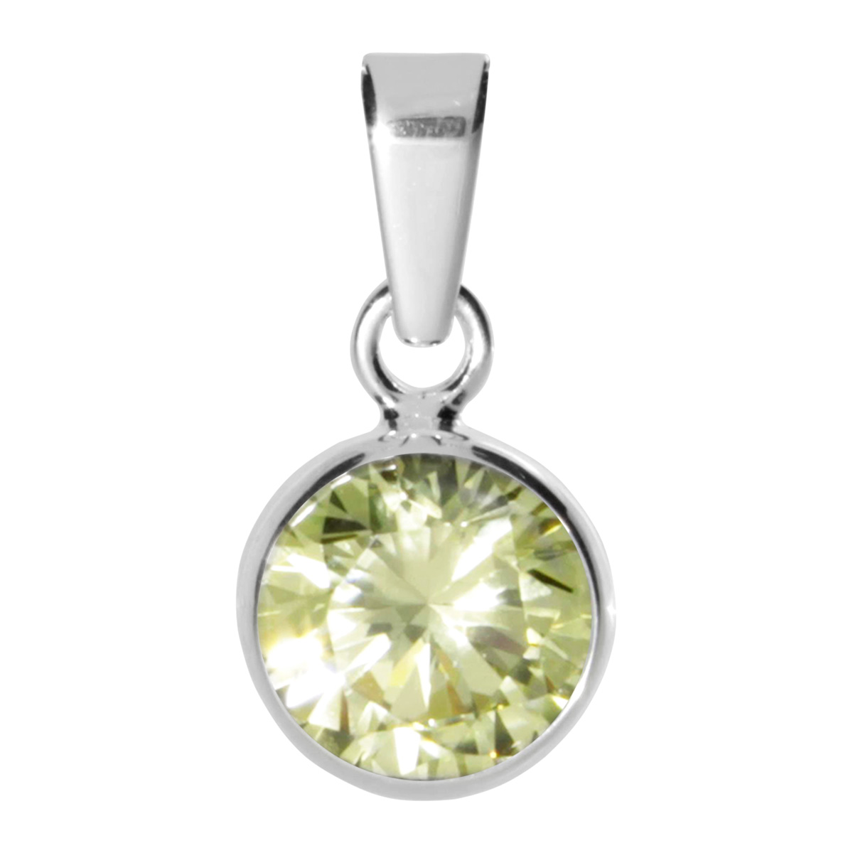 001-203646-0200 Anhänger Silber 925/000, Zirkonia limette