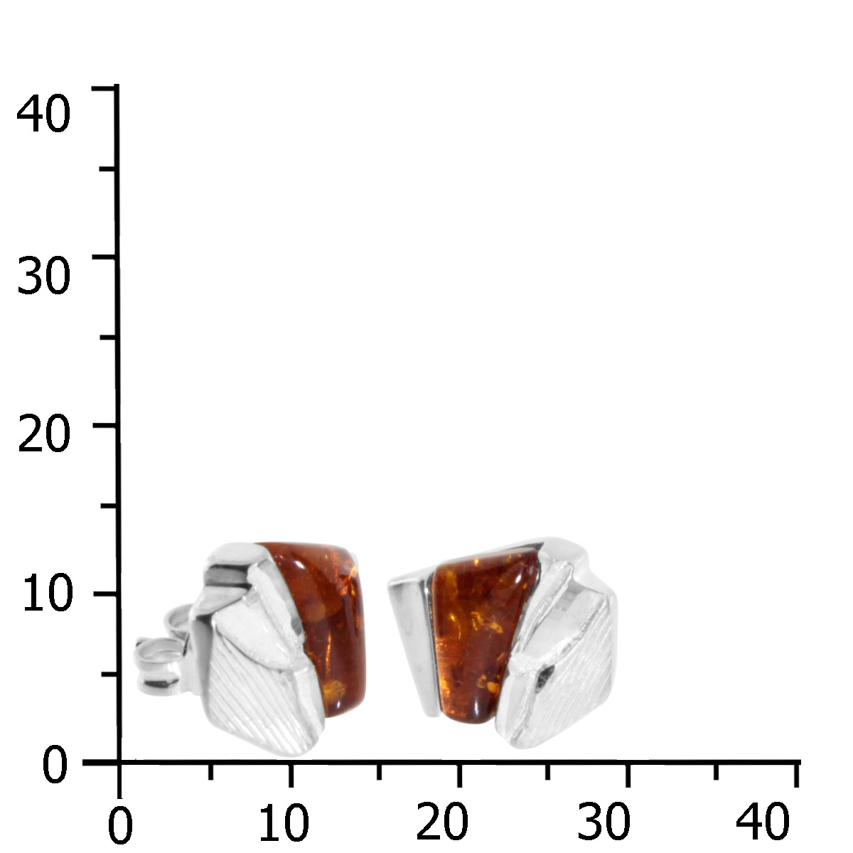 001-263266-0001-1k Set Silber 925/000, Bernstein