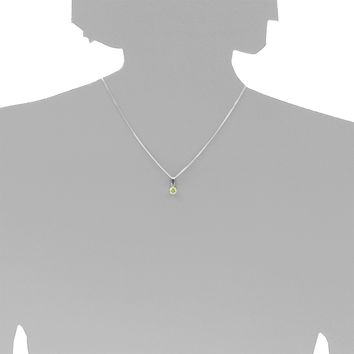 001-203645-0200s Anhänger Silber 925/000, Zirkonia limette