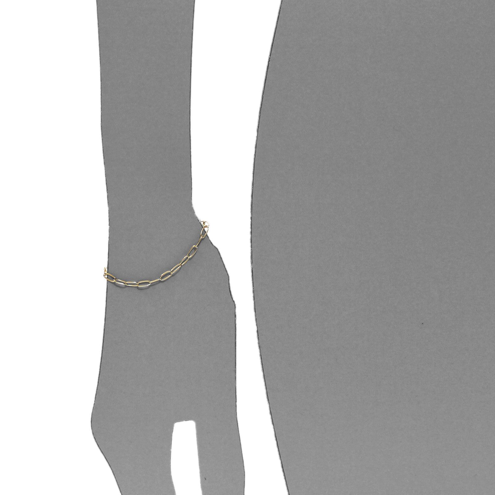 002-19EOWH-5019sv6B2zLftfGujd Goldarmband für Charms Gold 333/000, 19 cm