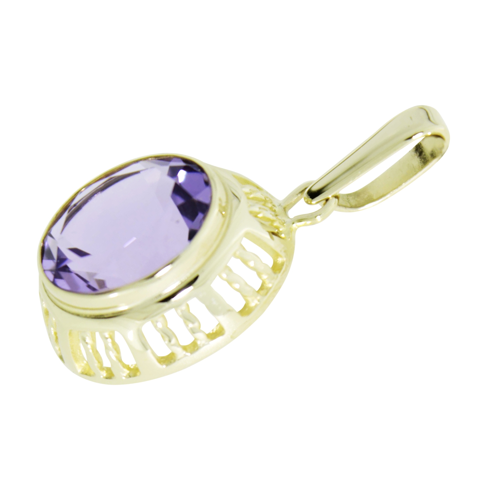 Anhänger Gold 333/000, Amethyst Anhänger Gold 333/000, Amethyst