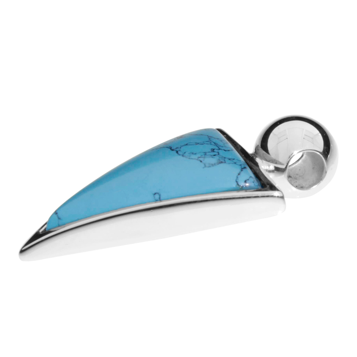 Anhänger Silber 925/000, rek. Türkis