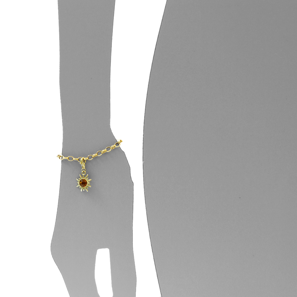 001-103648-0200s Charm Gold 333/000, Sonne, Bernstein