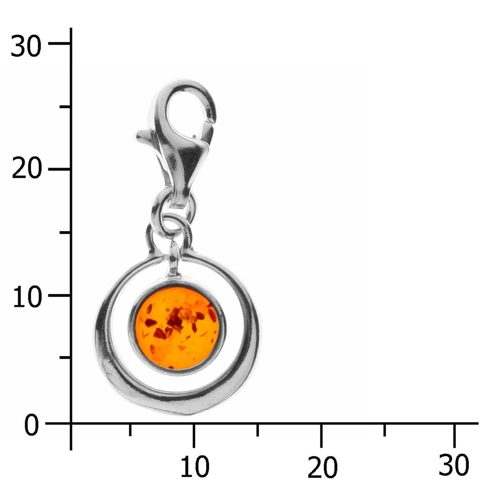 098-200550-0200k Charm Silber 925/000, Bernstein
