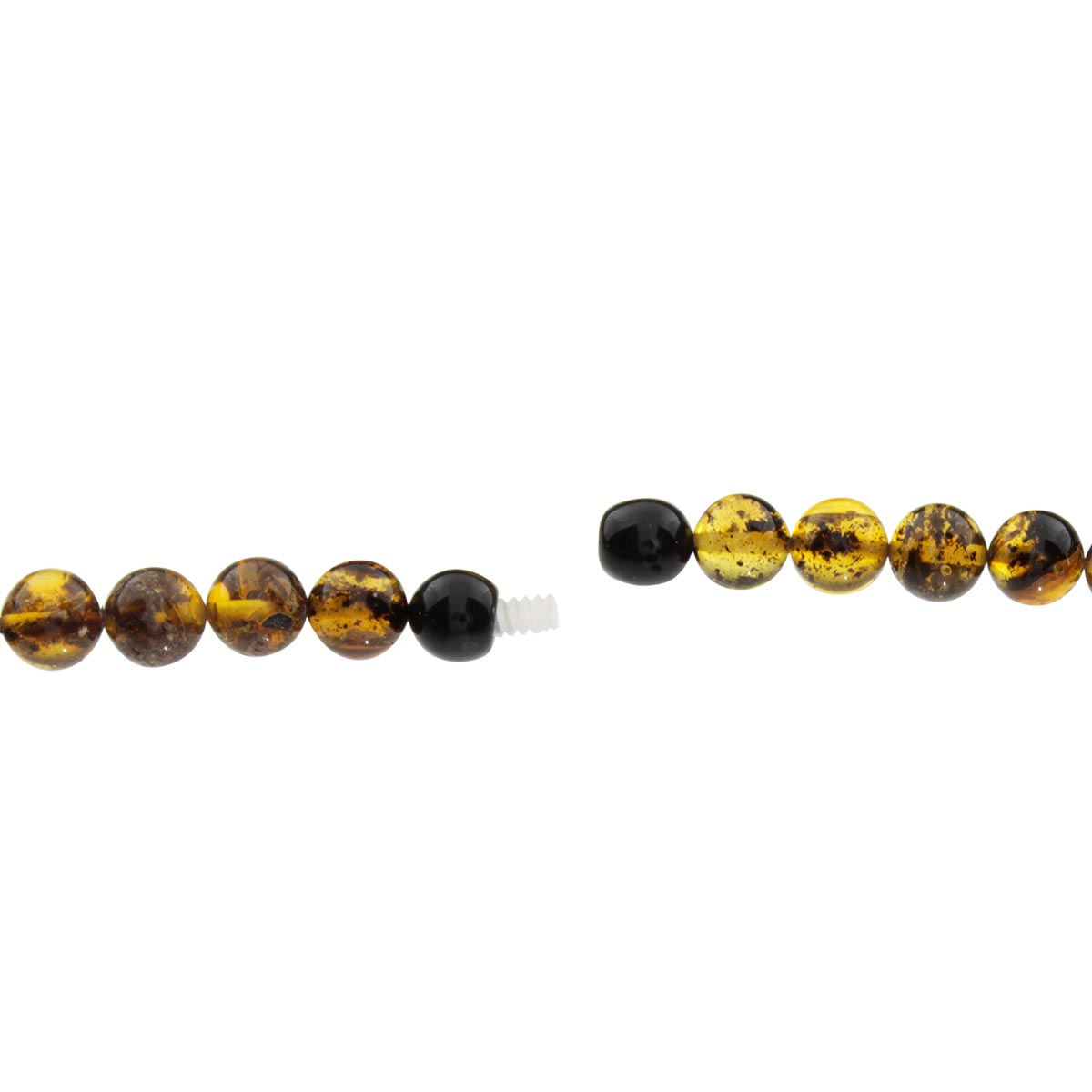 058-440010-08451 Bernsteinkette, Kugel 8 mm, -Länge wählbar-