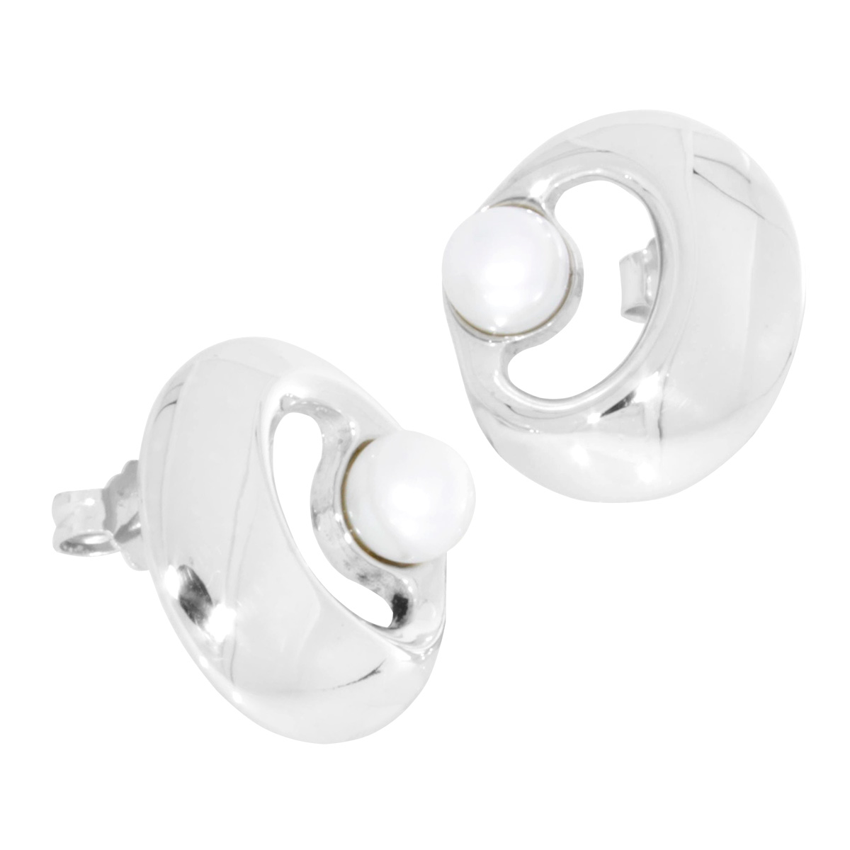 001-263095-0001 Ohrstecker Silber 925/000, Zuchtperle