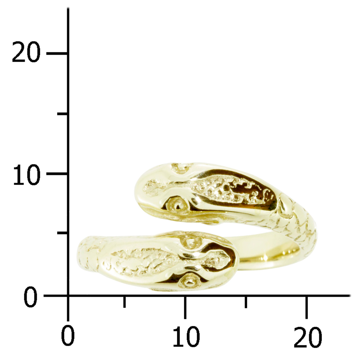 001-172156-6065k Ring Gold 333/000, Schlange -Größe wählbar-