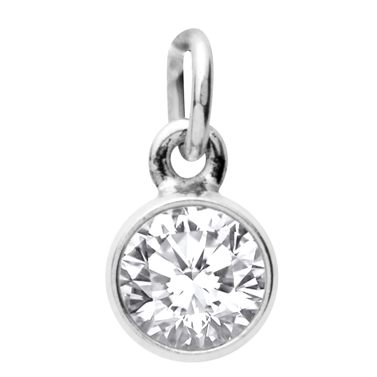 Anhänger Silber 925/000, Zirkonia, weiß