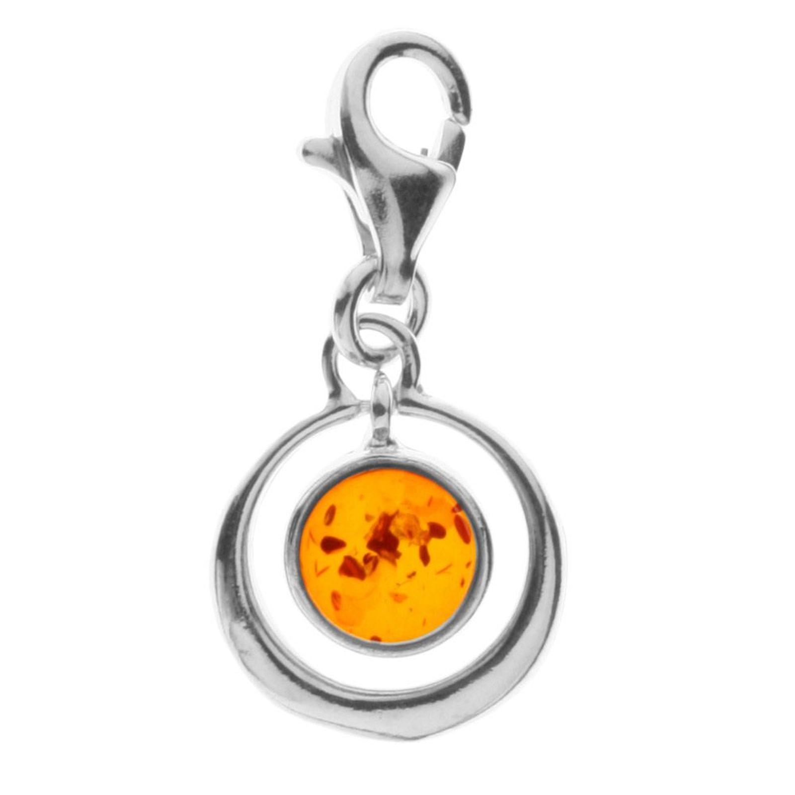 098-200550-0200 Charm Silber 925/000, Bernstein