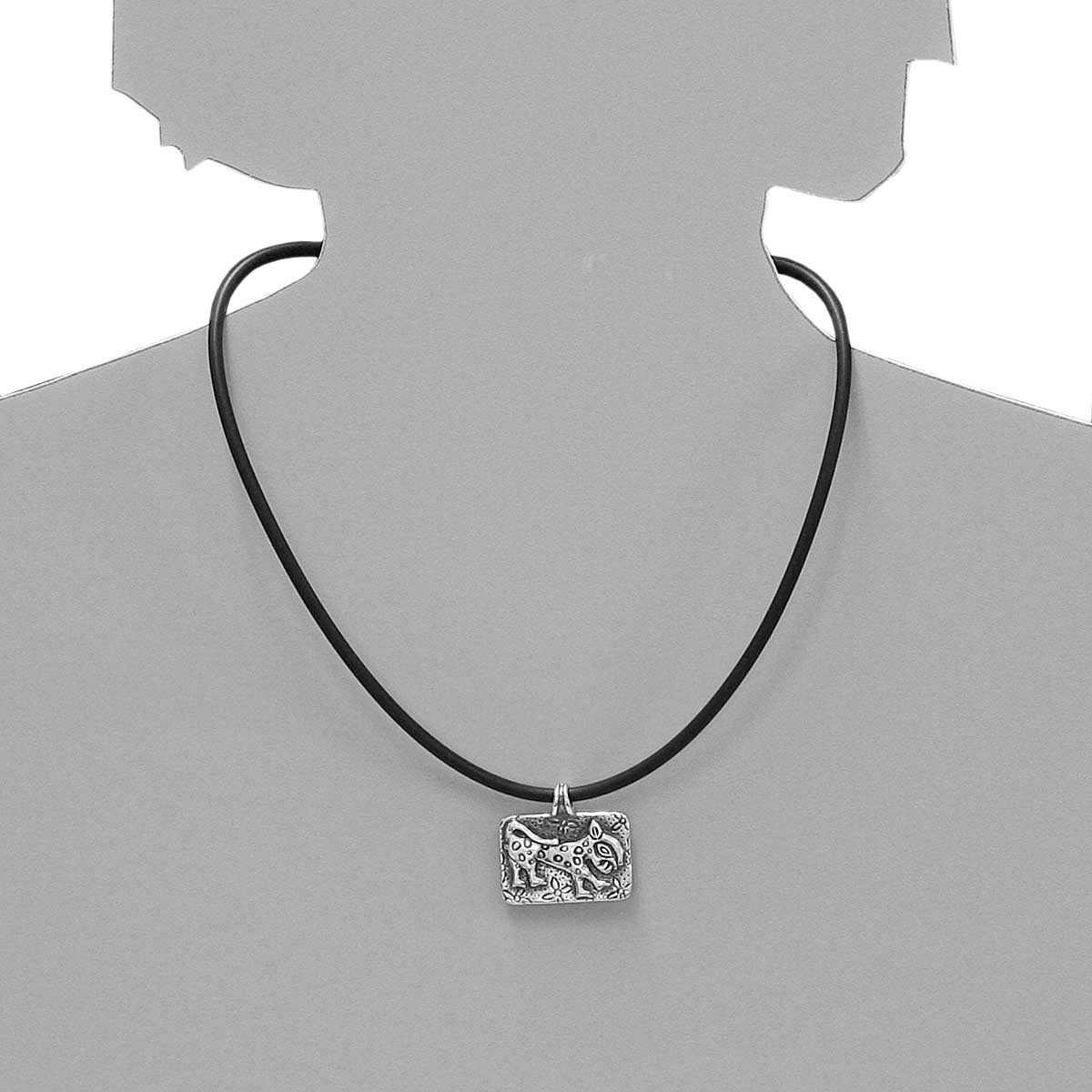 001-203572-0100s Anhänger Leopard, Silber 925/000