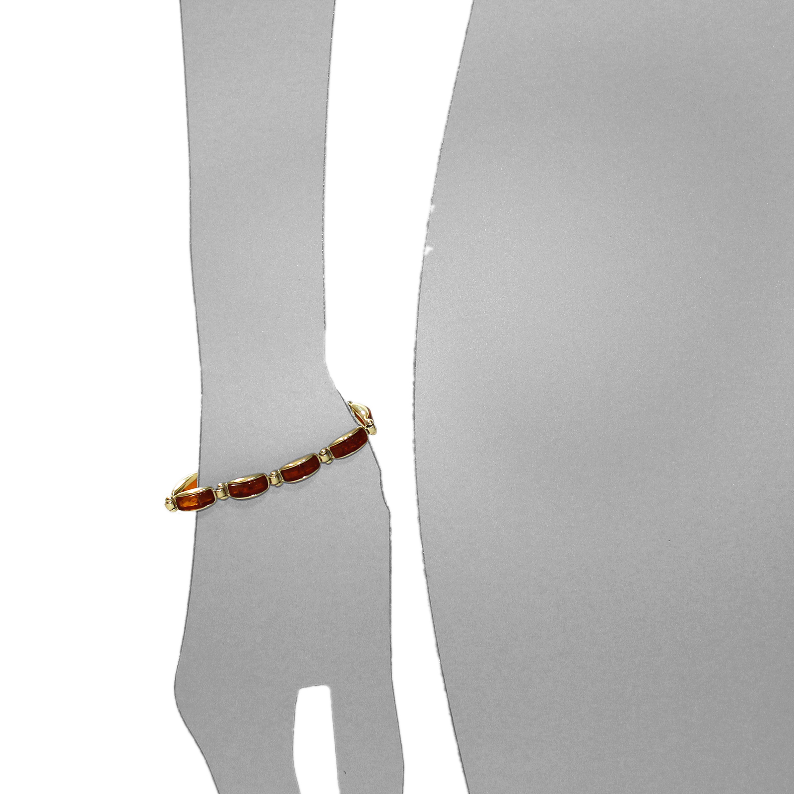 Armband Gold 333/000 Bernstein Armband Gold 333/000 Bernstein