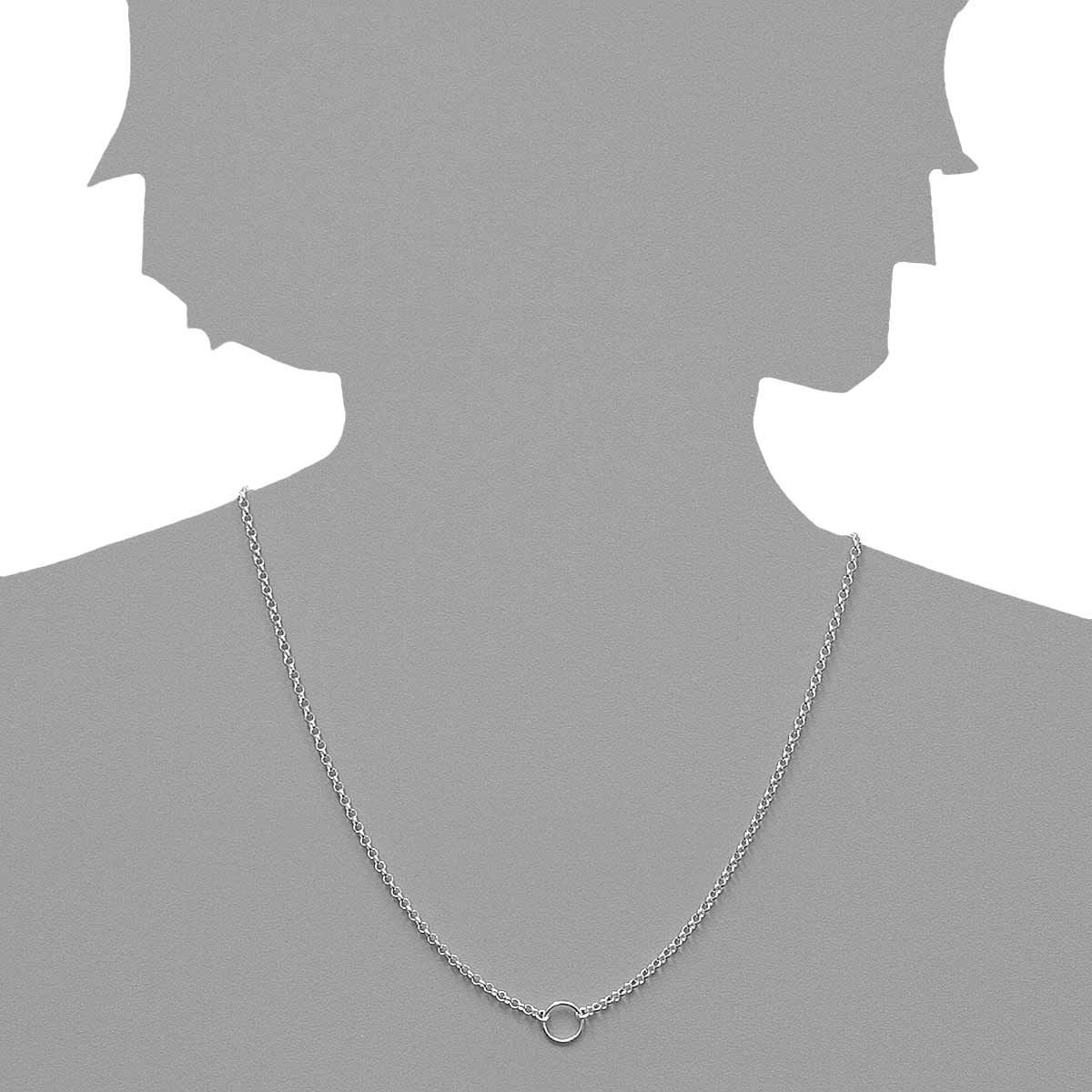 002-29CH02-0450s Charmskette, 45 cm,  Silber 925/000