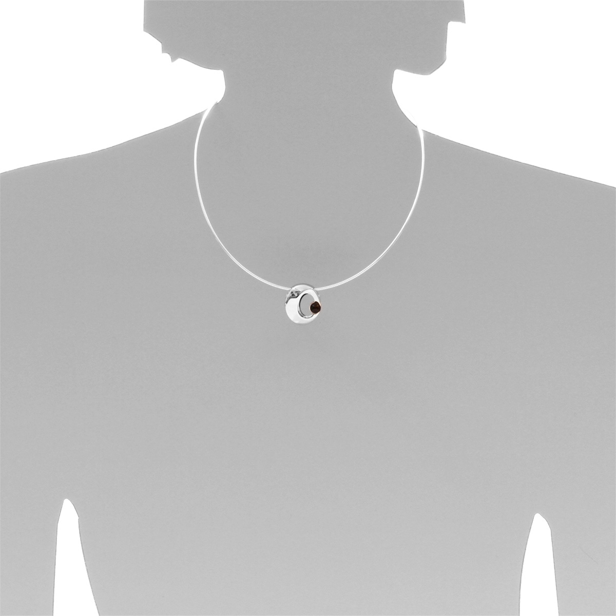 001-203126-0004s Anhänger-Gleiter Silber 925/000, Onyx