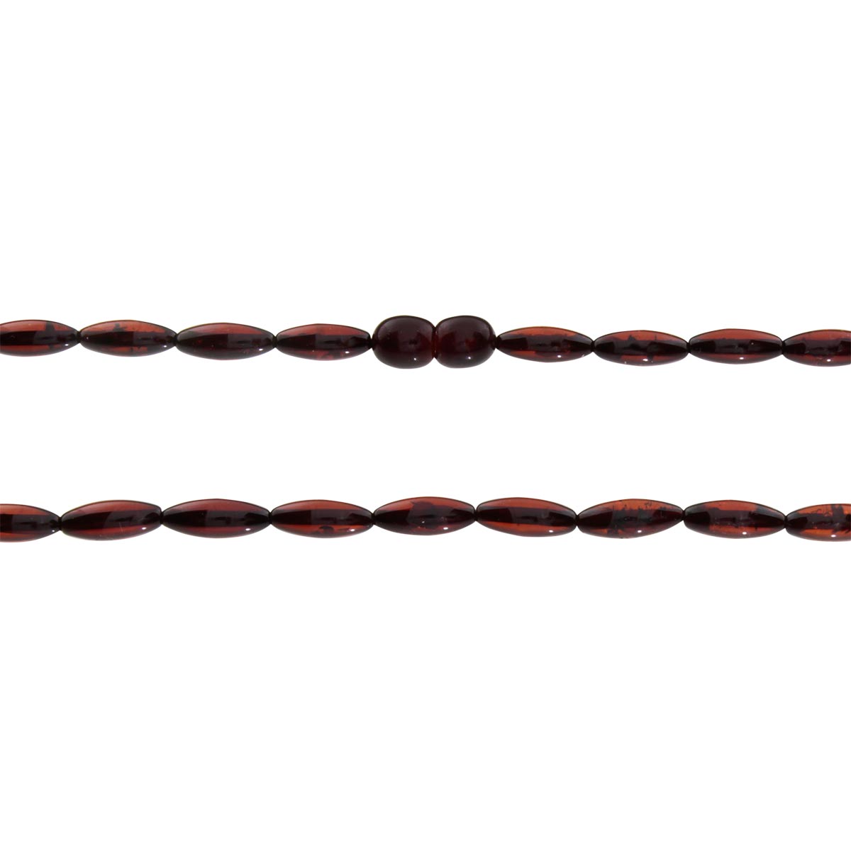 058-440025-05135936aaa84c33b Bernsteinkette, Spitzolive, 42 cm