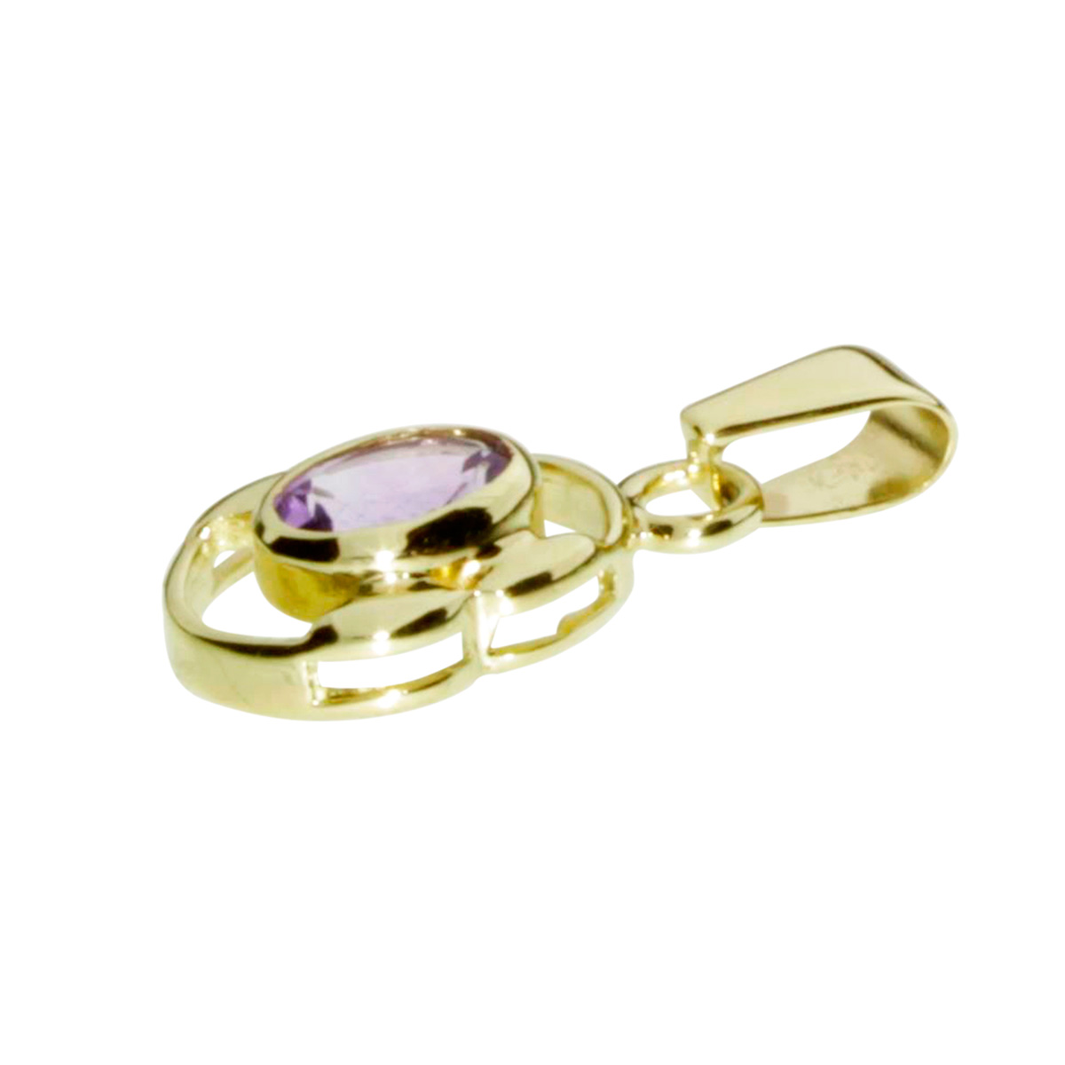 001-103330-00071 Anhänger Gold 333/000, Amethyst