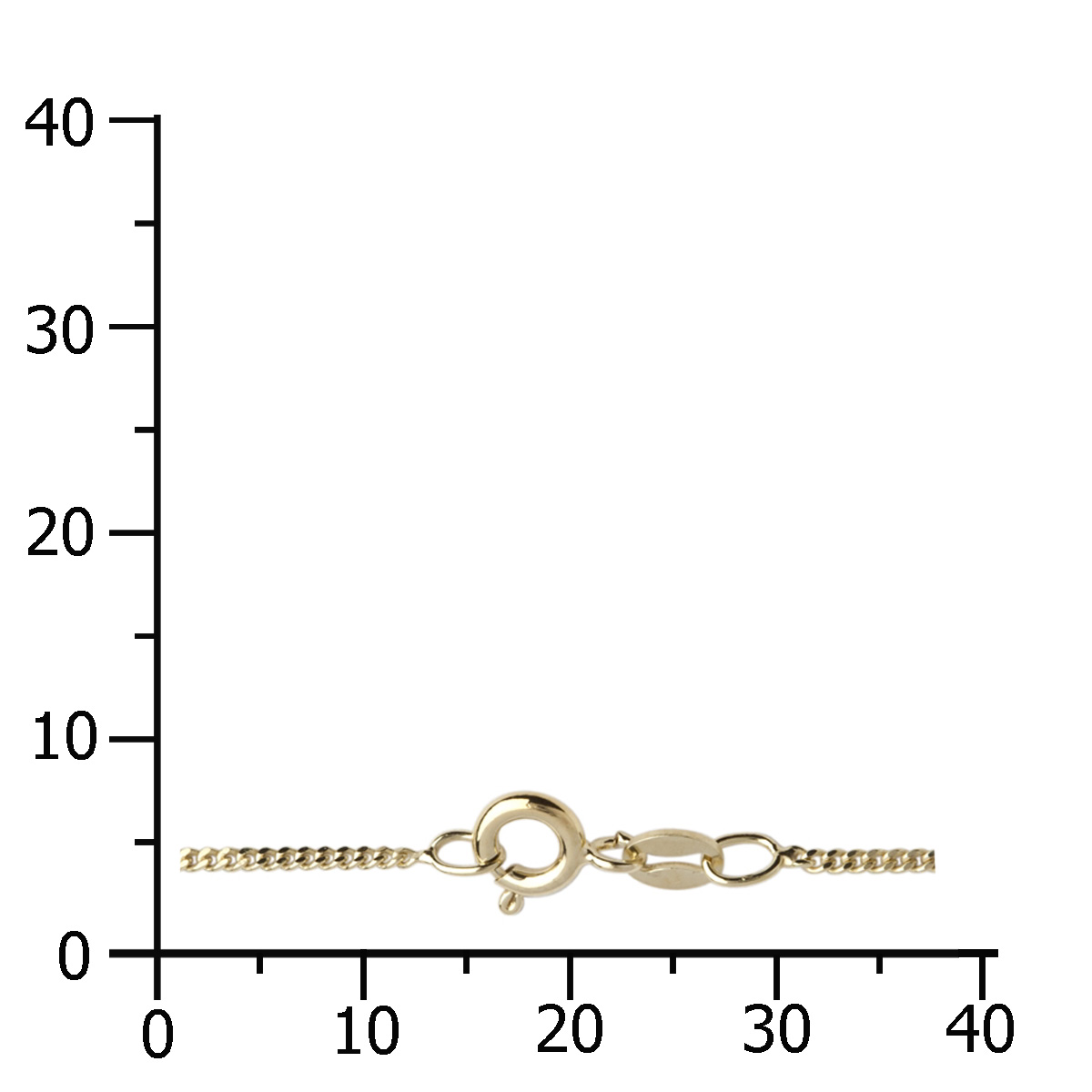 4250054211853-PT04570fa9bd136bf Kette Gold 333/000, Panzer 1,3 mm breit -Länge wählbar-