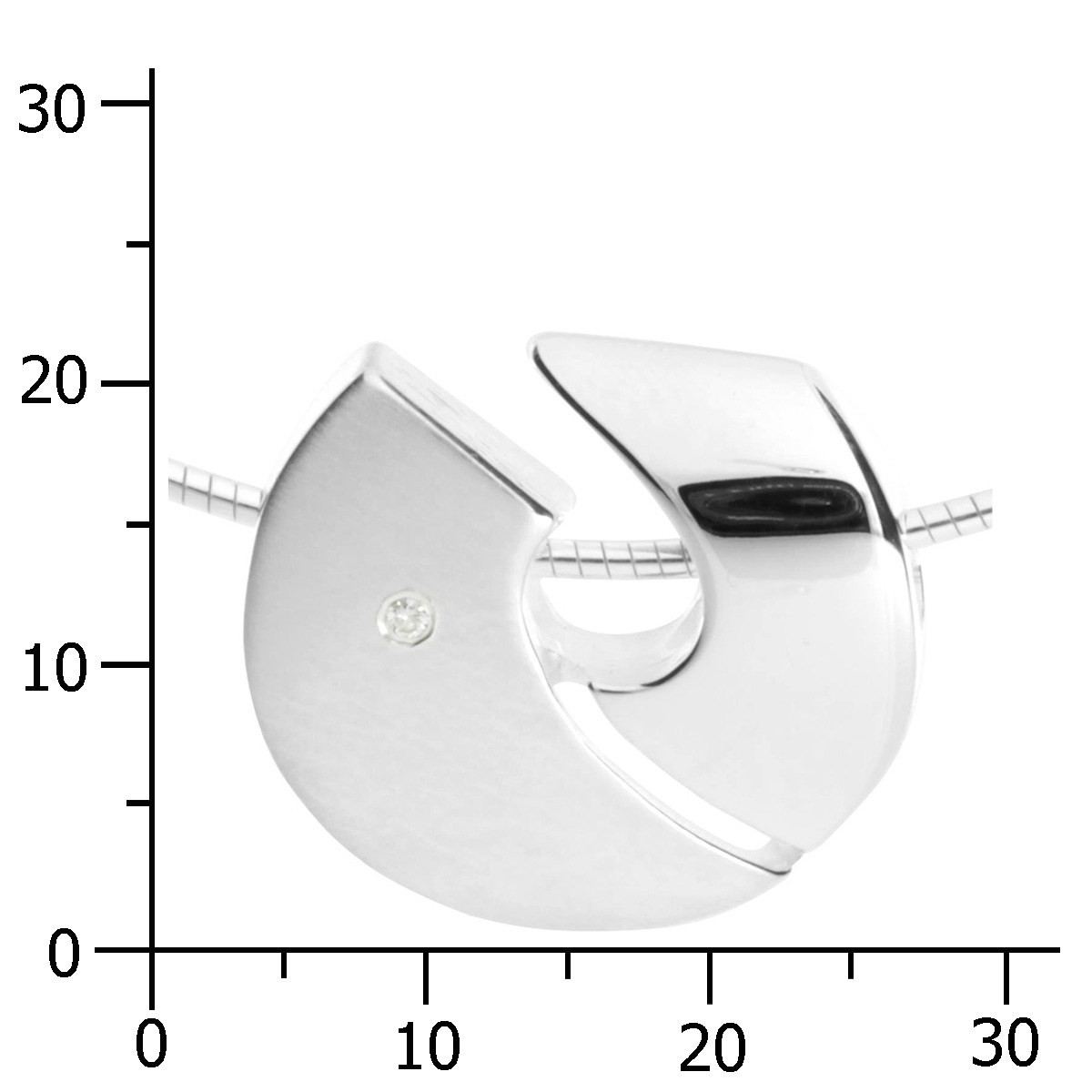 001-203272-A145k5852b8cd26190 Set Silber 925/000, Brillant 0,015 ct