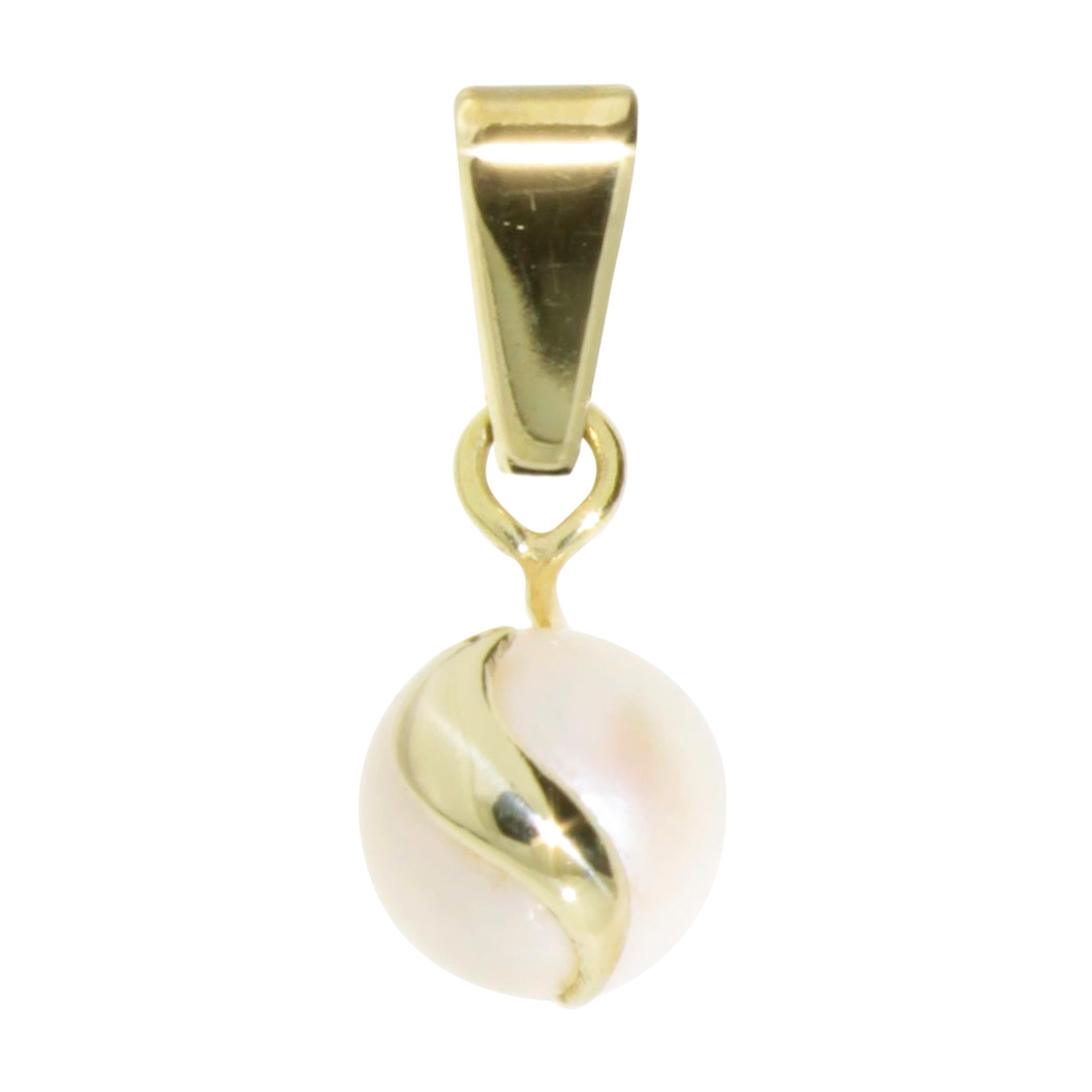 Anhänger Gold 333/000, Süßwasserperle  Anhänger Gold 333/000, Süßwasserperle
