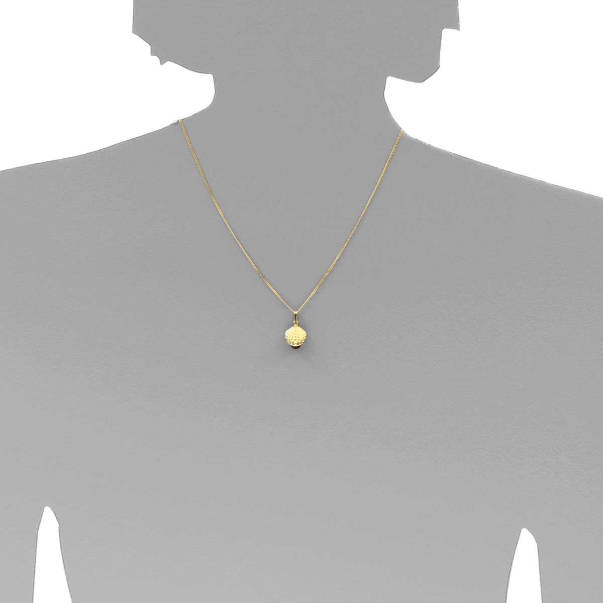 104-100029-0200s Anhänger Gold 333/000, Muschel, Bernstein