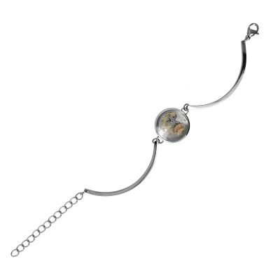 Armband, Edelstahl, 17 - 21 cm verstellbar Armband, Edelstahl, 17 - 21 cm verstellbar
