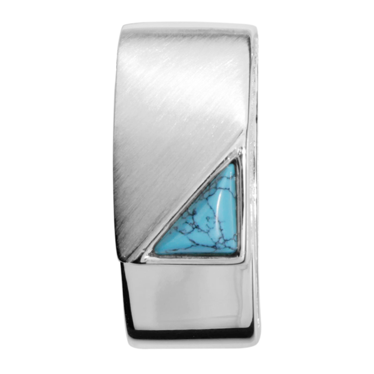 001-203374-0002 Anhänger-Gleiter Silber 925/000, rek. Türkis