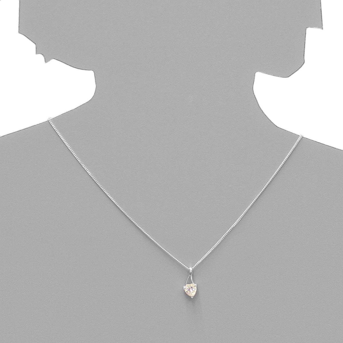 043-201713-A142s Anhänger Silber 925/000, Zirkonia, weiß