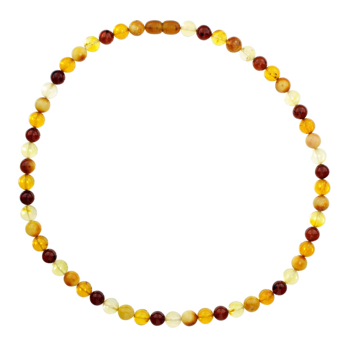 058-440013-0845 Bernsteinkette, Kugel 8 mm, -Länge wählbar-