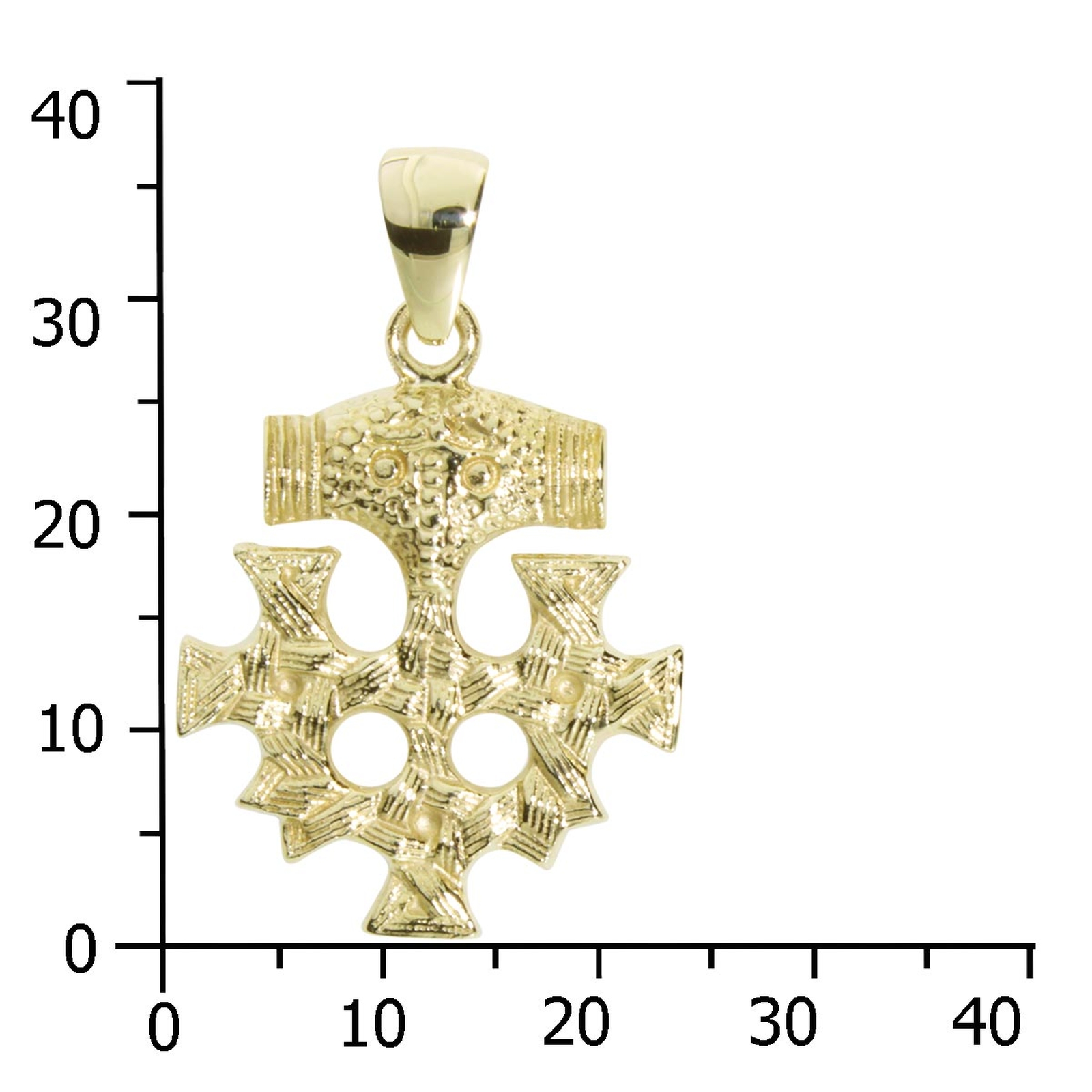 001-100547-0001k Anhänger Hiddensee mittel, Gold 333/000