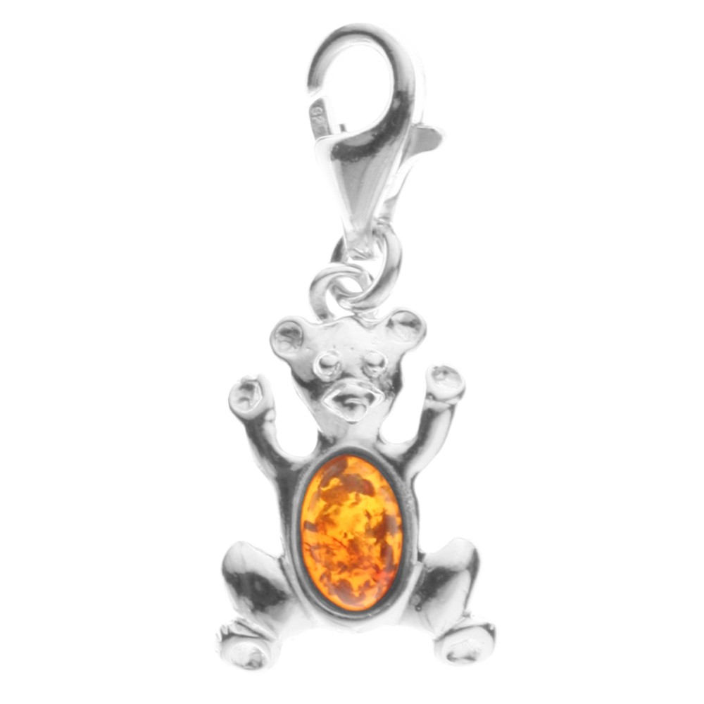 098-200050-0200 Charm Silber 925/000, Teddy, Bernstein