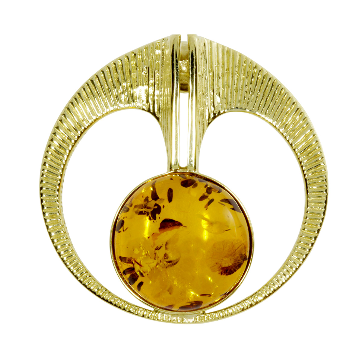 4250054223887 Anhänger-Gleiter Gold 333/000, Bernstein