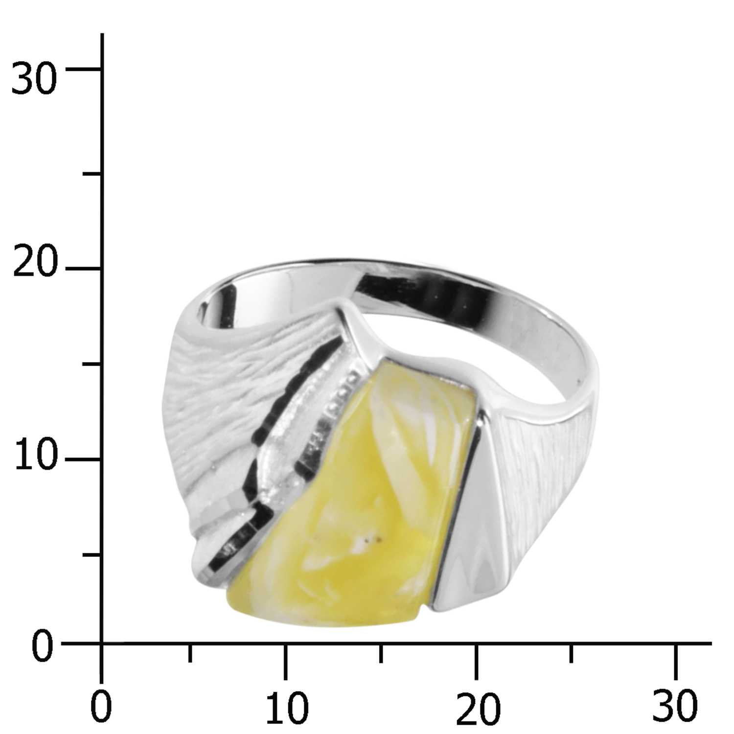 001-272184-0006k Ring Silber 925/000, Bernstein-Unikat -Größe wählbar-