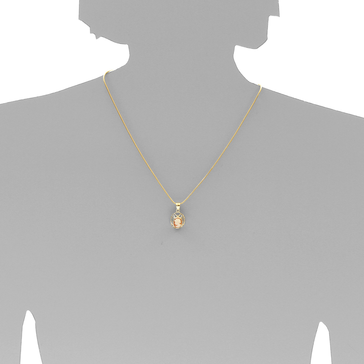 001-100616-0009s Anhänger Gold 333/000, Gemme