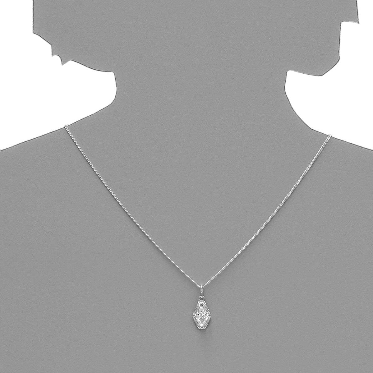 043-201703-0100s Anhänger Silber 925/000, Zirkonia, weiß