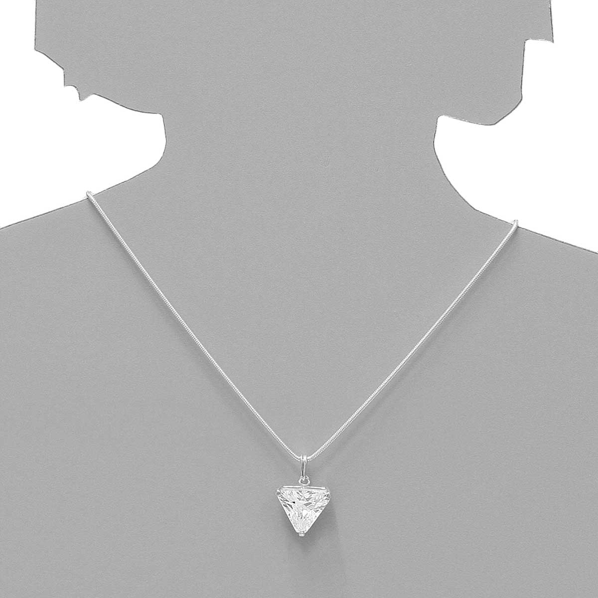 043-201656-0100s Anhänger Silber 925/000, Zirkonia, weiß