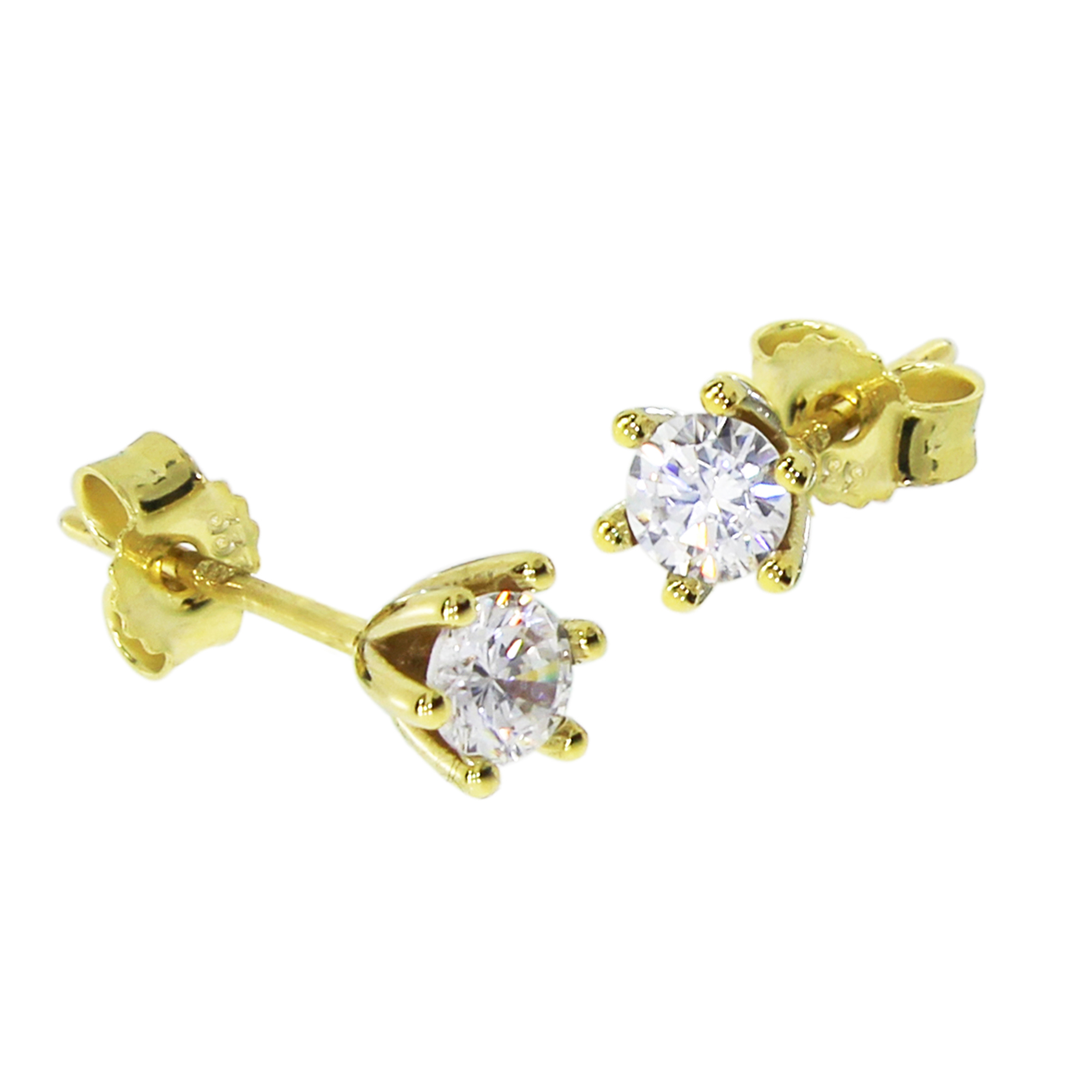 Ohrstecker Gold 333/000, Zirkonia