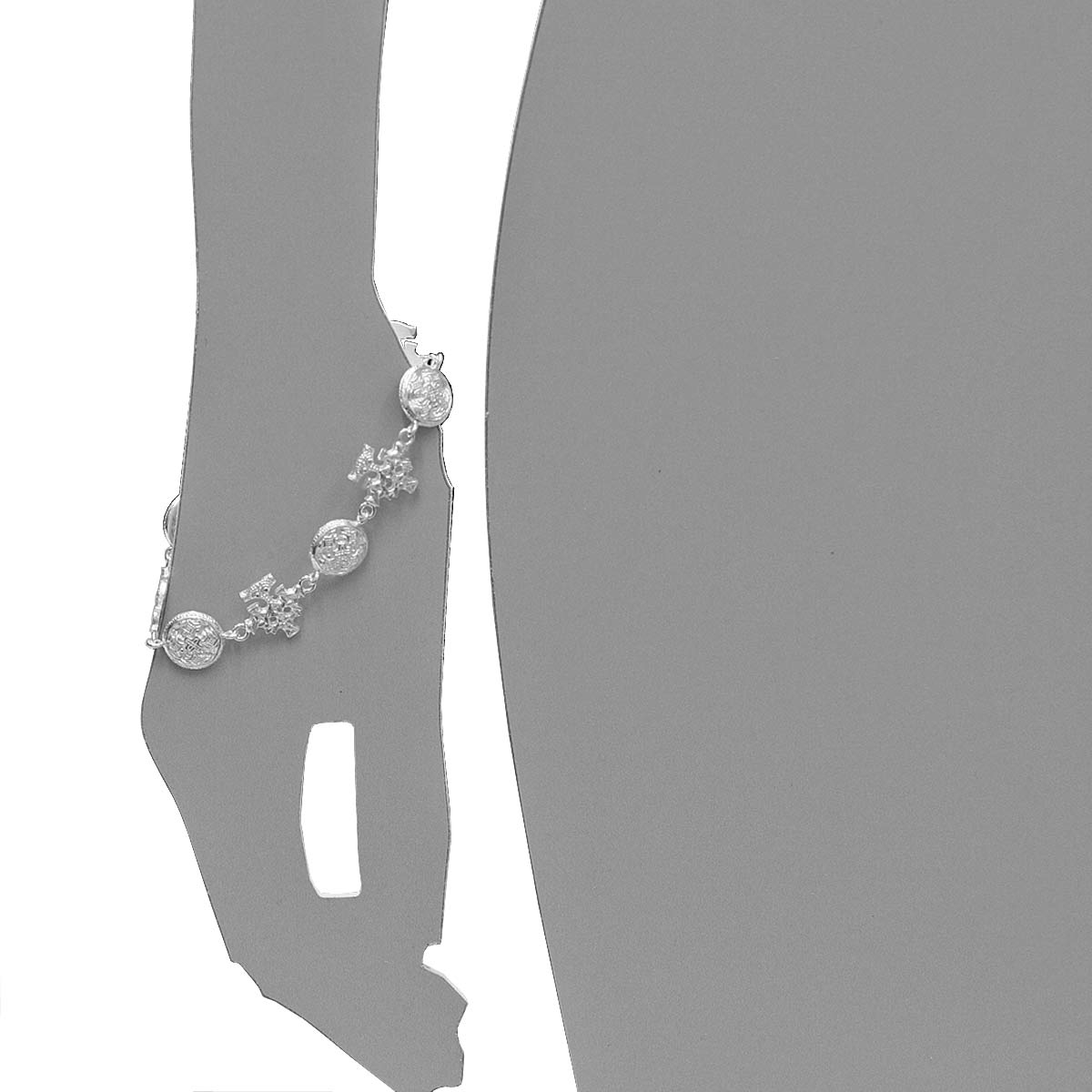 4250054200208-PT05 Armband Hiddensee, Silber 925/000