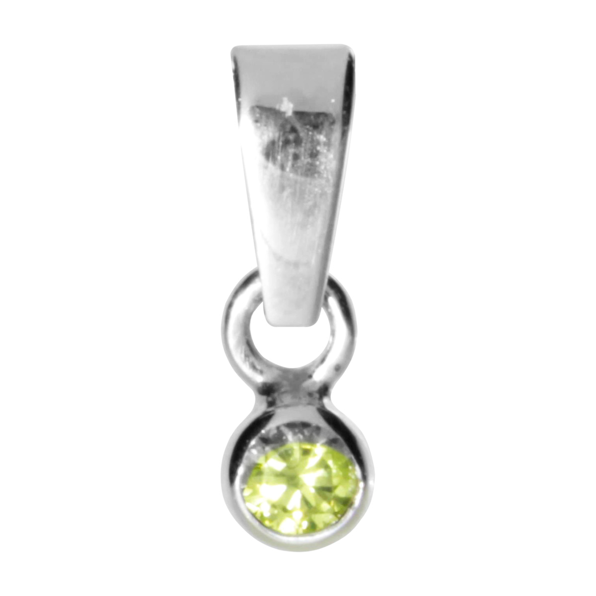 001-203642-0200583da32000e78 Anhänger Silber 925/000, Zirkonia limette