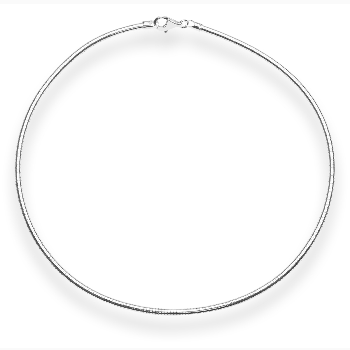 4250054293149 Halsreif Silber 925/000, Omega 3,0 mm - Länge wählbar -
