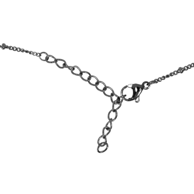 Kette mit Anhänger (23 mm), Edelstahl, 41 - 46 cm verstellbar Kette mit Anhänger (23 mm), Edelstahl, 41 - 46 cm verstellbar