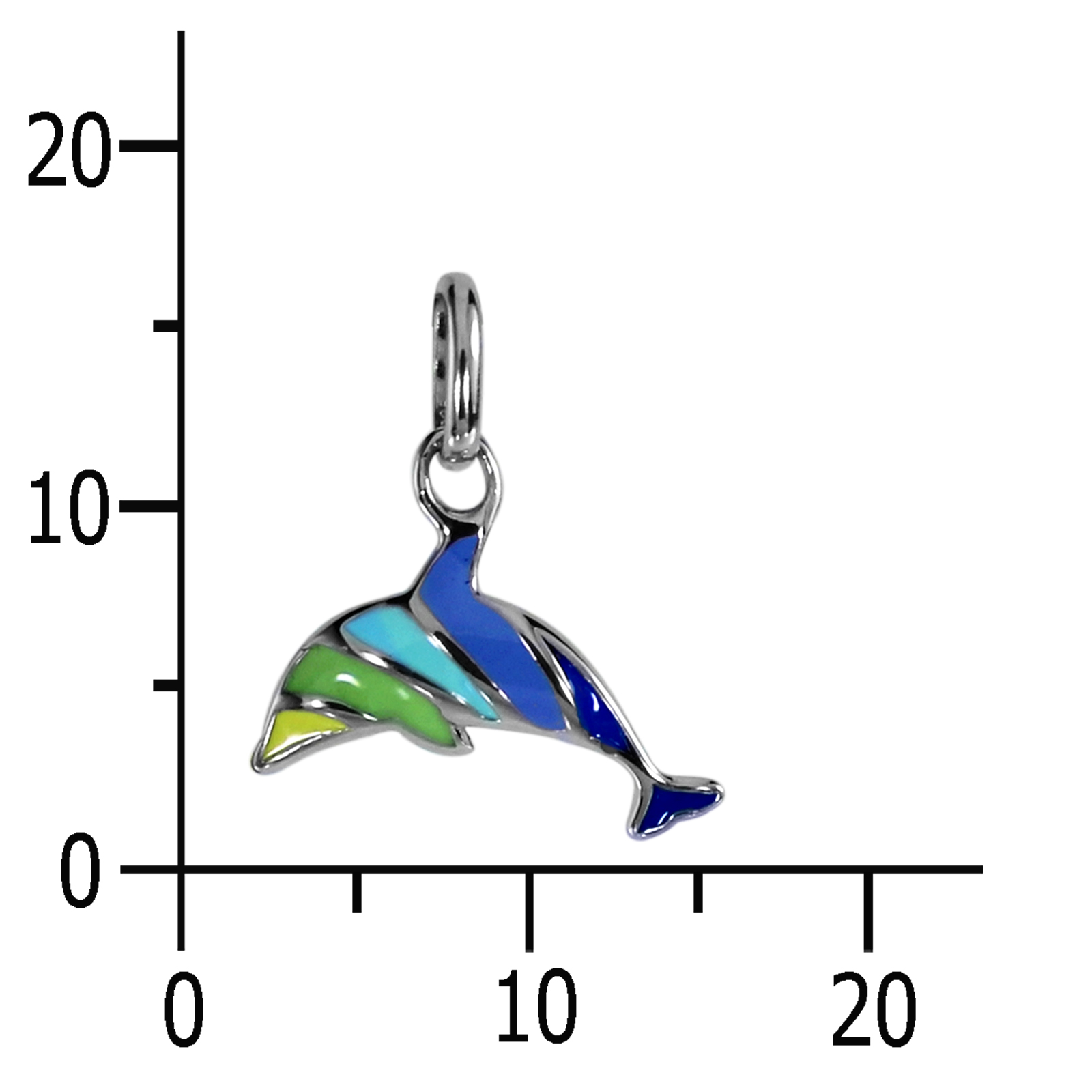 Anhänger "Delfin", Silber 925/000 Anhänger "Delfin", Silber 925/000