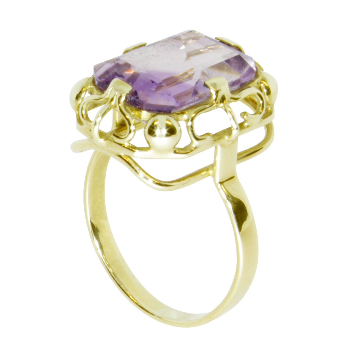 Ring Gold 333/000, Amethyst -Größe wählbar-