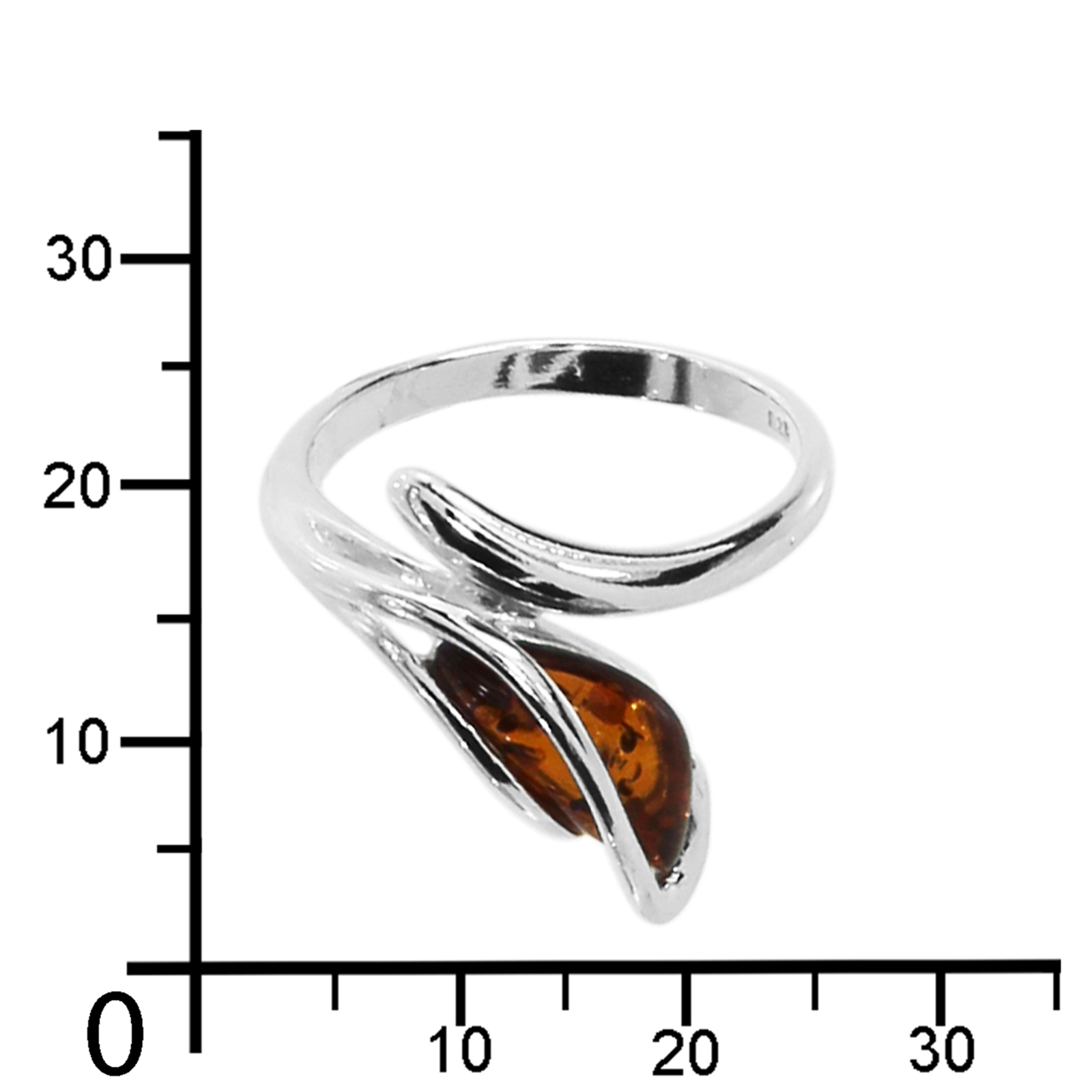 Ring Silber 925/000, Bernstein -Größe wählbar-    Ring Silber 925/000, Bernstein -Größe wählbar-
