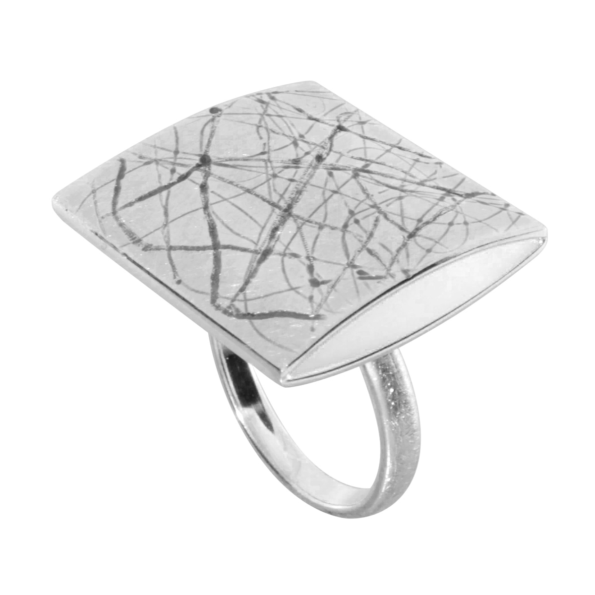 001-273433-0100 Ring Silber 925/000, Sarah Vicenza -Größe verstellbar-