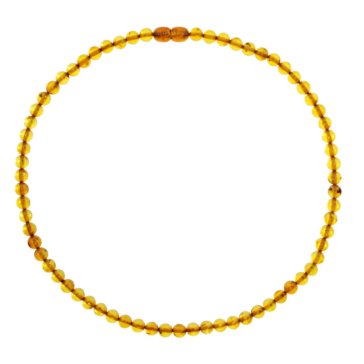 058-440011-0645593157fdd7d2d Bernsteinkette, Kugel 6 mm, -Länge wählbar-