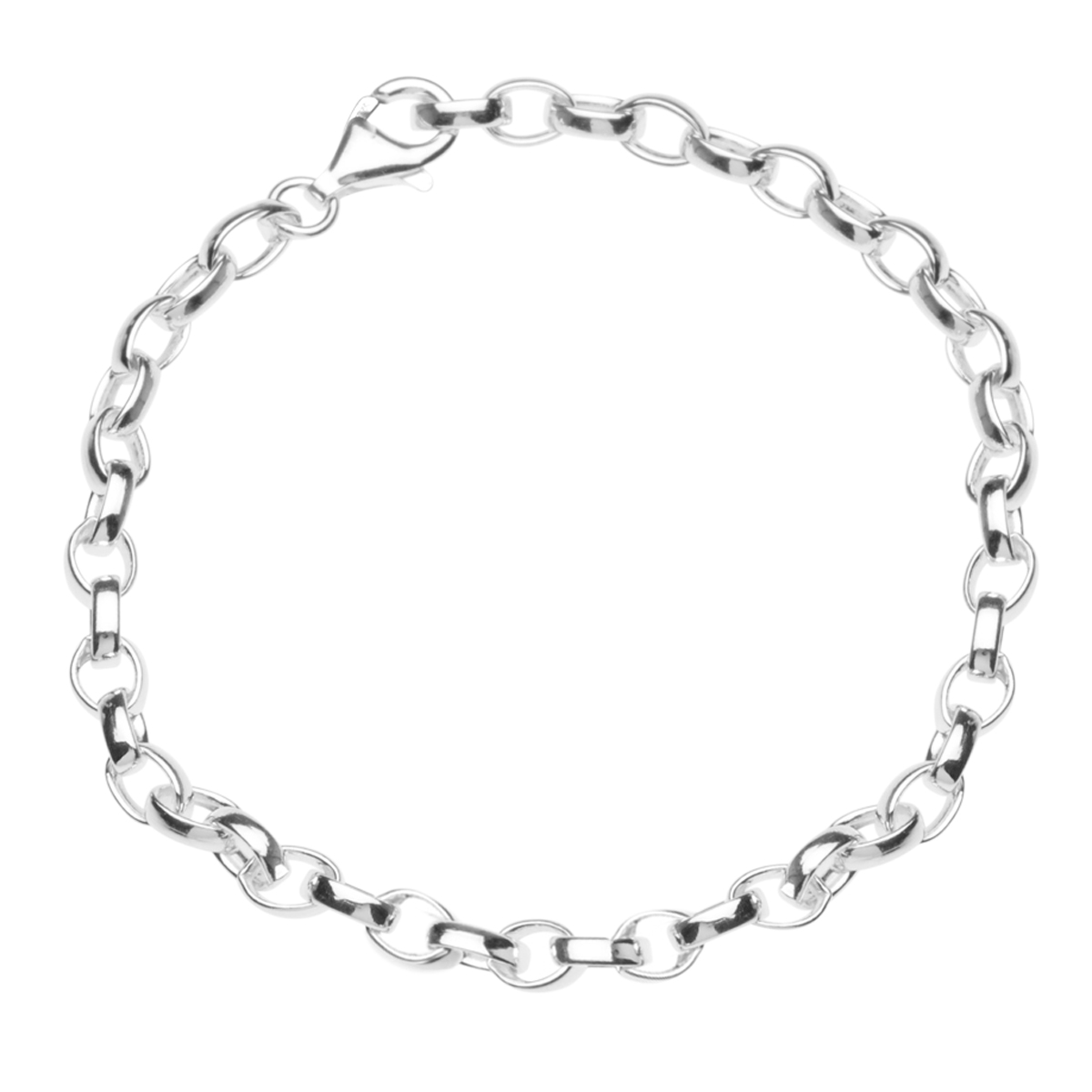 002-210004-0190 Charmsarmband, 19 cm,  Silber 925/000