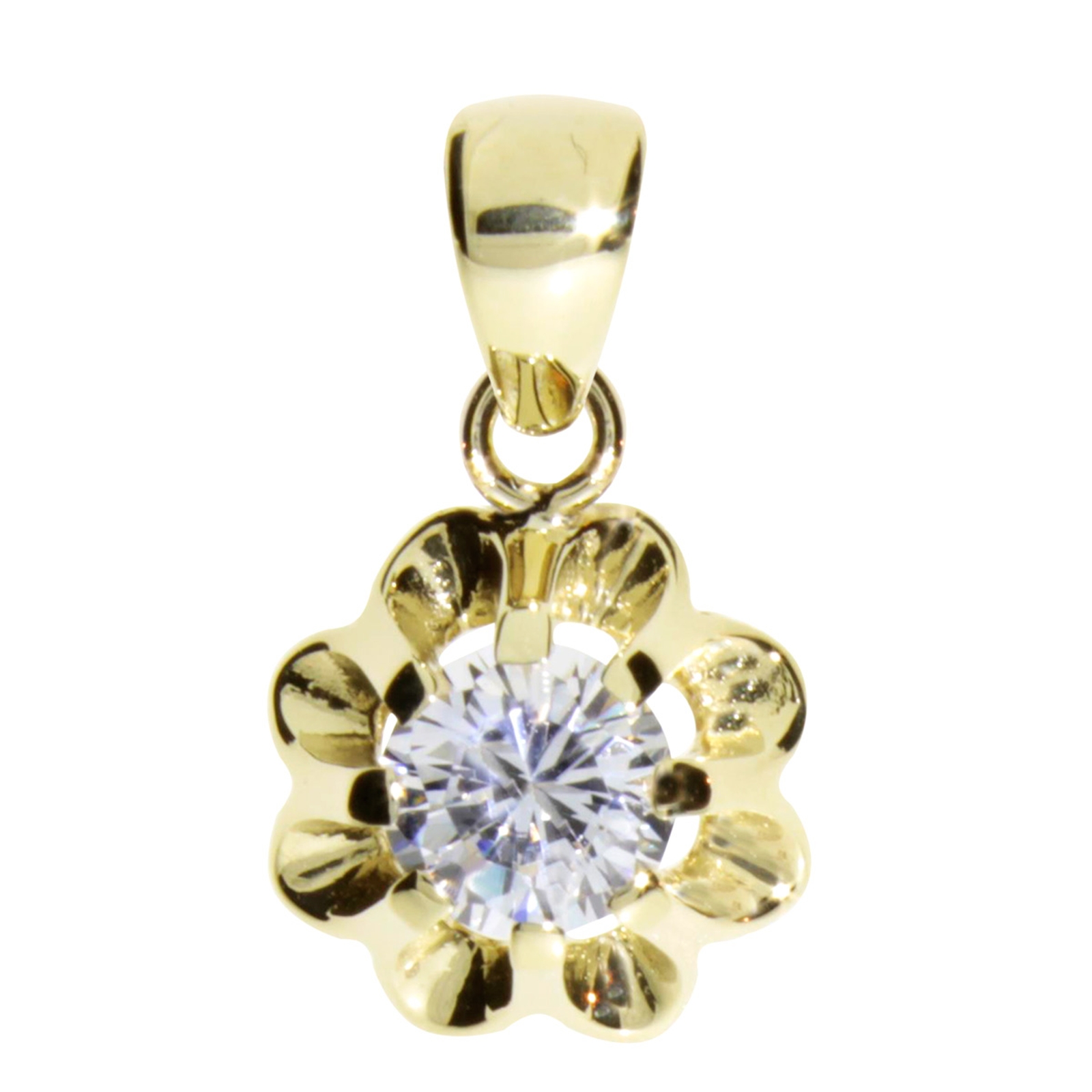 Anhänger Gold 333/000, Zirkonia