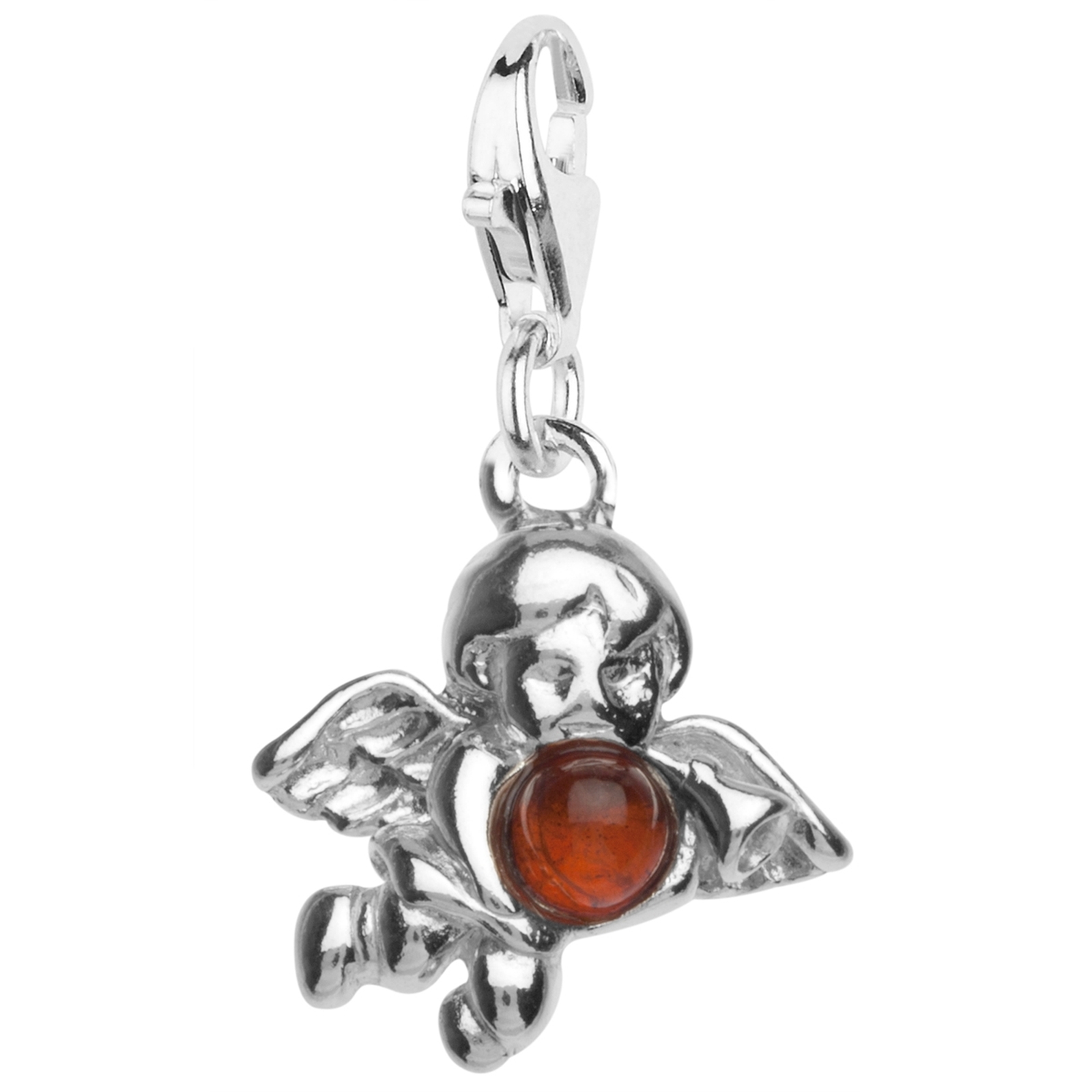 098-200230-0200 Charm Silber 925/000, Engel, Bernstein