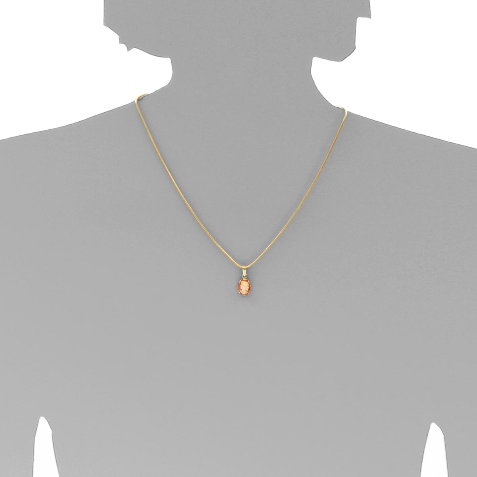 001-100562-0001s Anhänger Gold 333/000, Gemme